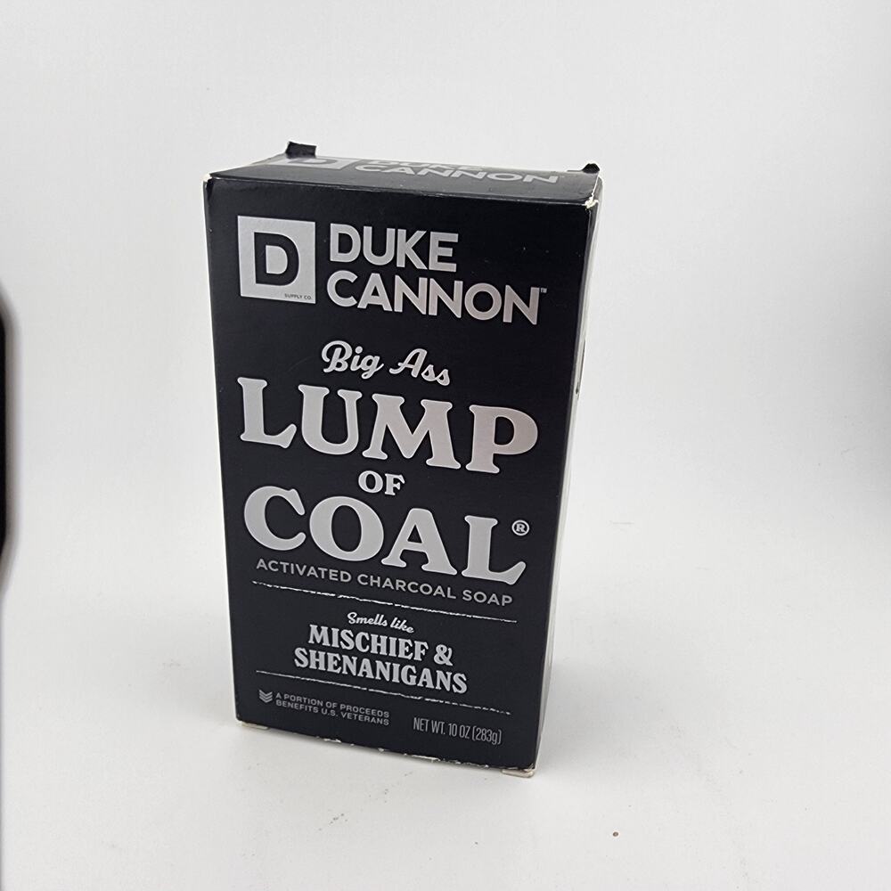 Duke Cannon Big Ass Lump Of Coal Big Brick of Soap for Men 10 oz Made In USA